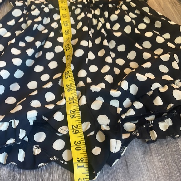 Honey punch, Polka dot, black,white jumper,front cut out,Surplice neck ,Small, - Picture 6 of 12